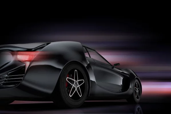 加装了只在赛车上使用的扰流板